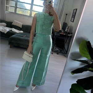 Julia Amory Pistachio Women's Top AND pant SET